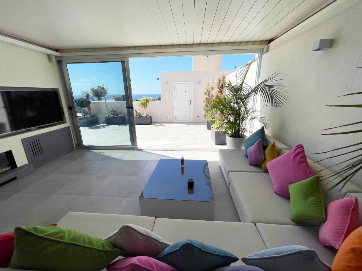 Luxury Villa Morelli With Seaview & Heated Pool 马斯帕洛马斯 外观 照片