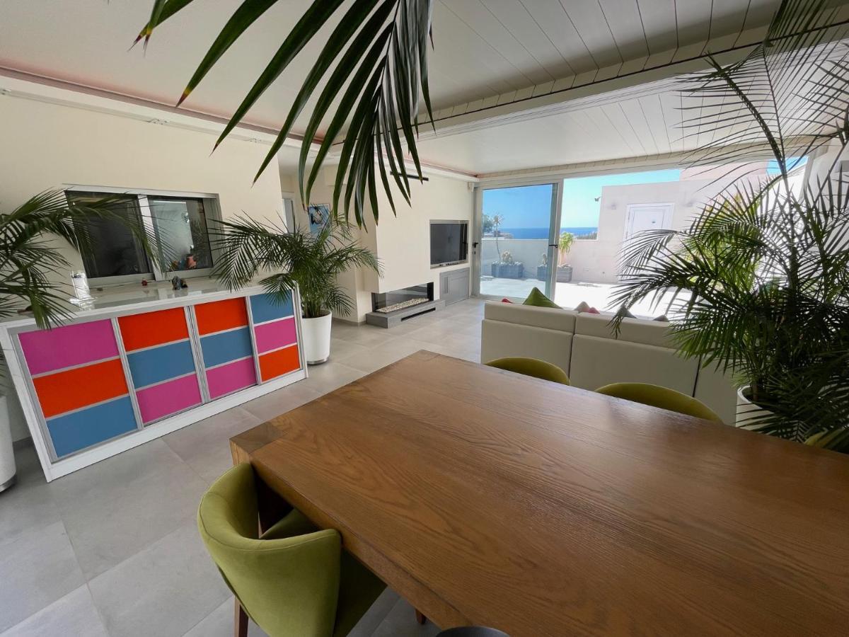 Luxury Villa Morelli With Seaview & Heated Pool 马斯帕洛马斯 外观 照片