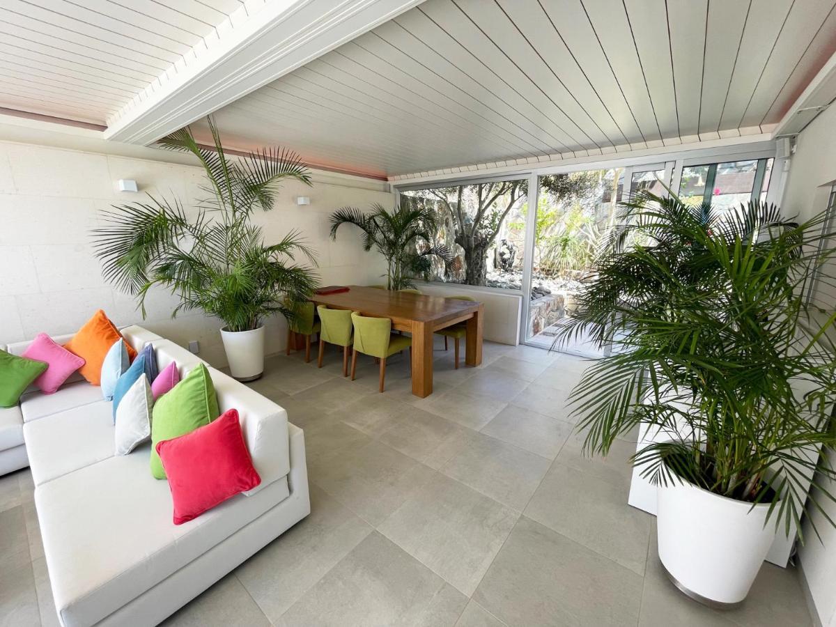 Luxury Villa Morelli With Seaview & Heated Pool 马斯帕洛马斯 外观 照片